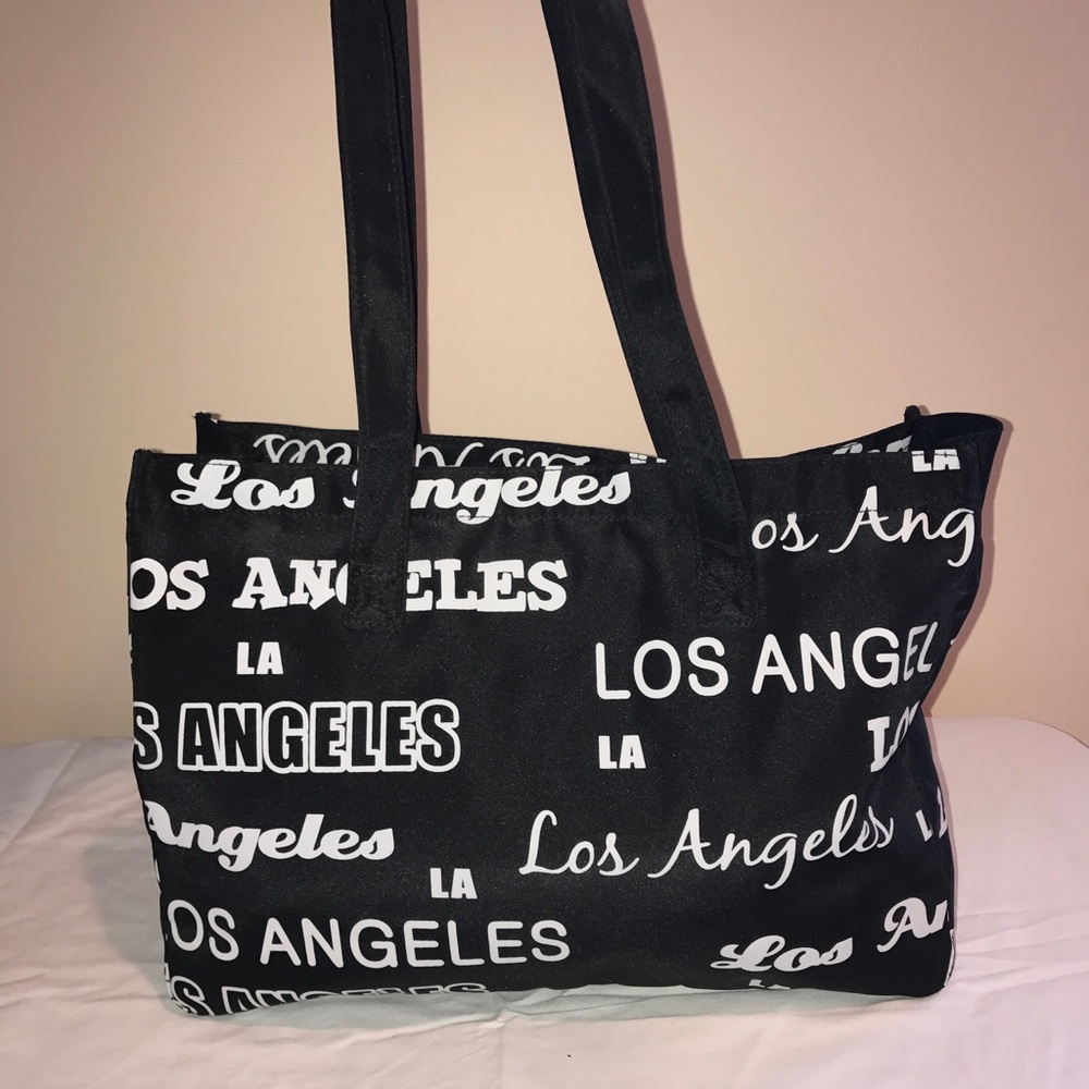 Women's Los Angeles Print Shoulder Bag
